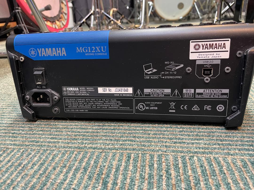 YAMAHA MG12XU アナログミキサー
