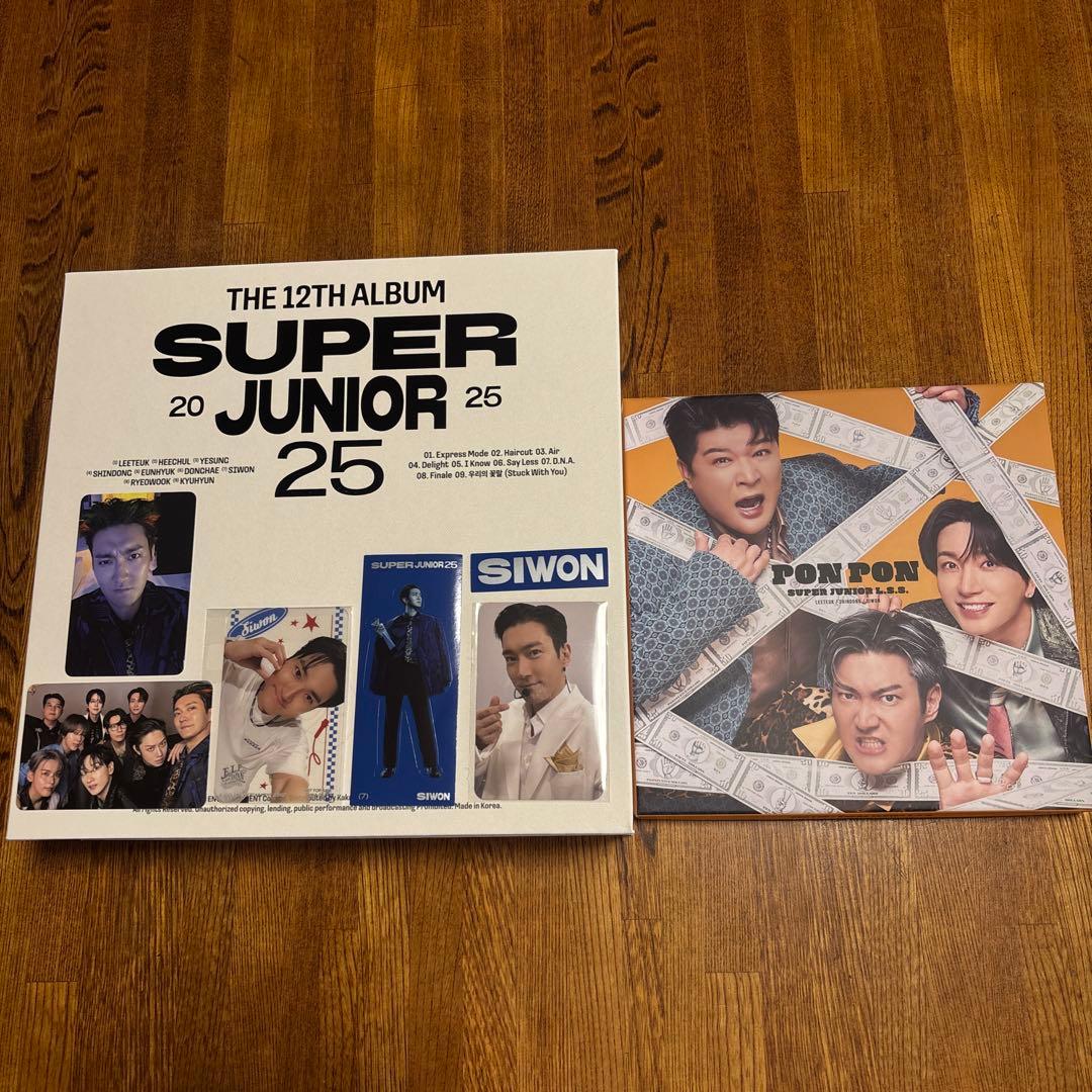 SUPER JUNIOR25アルバム+PON PON《初回限定盤》シウォンセット