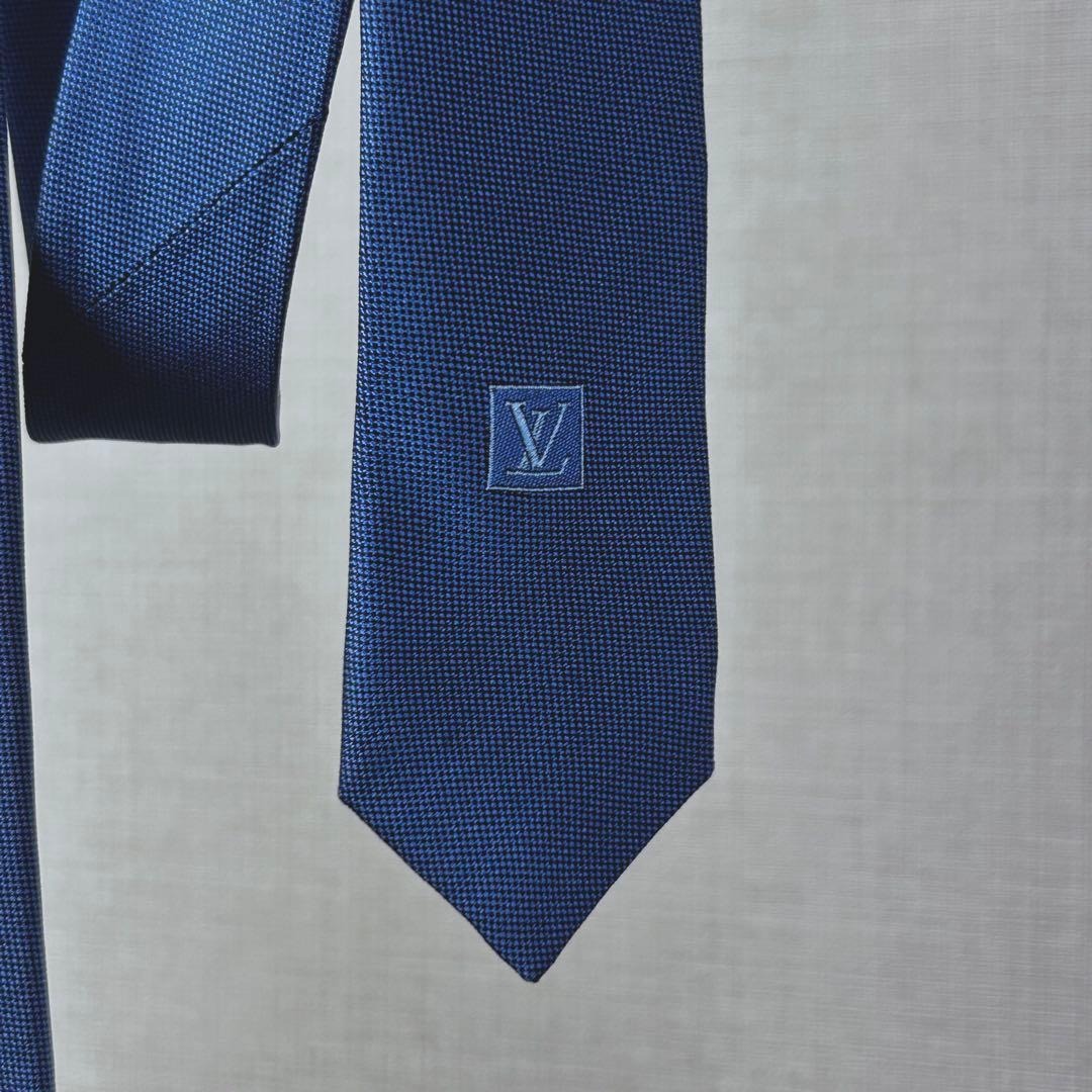 Louis Vuitton ブルー ネクタイ