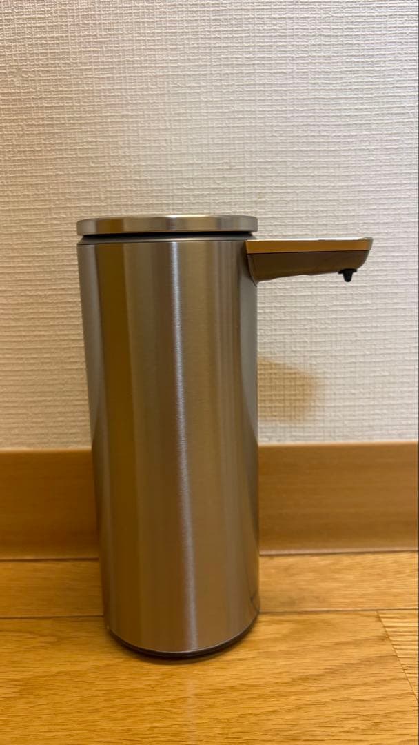 ステンレス製センサーソープディスペンサーsimplehuman充電式