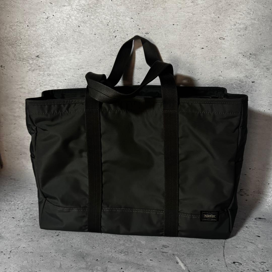 希少 グレー ポーター グレー PORTER DRIVE トートバッグGREY