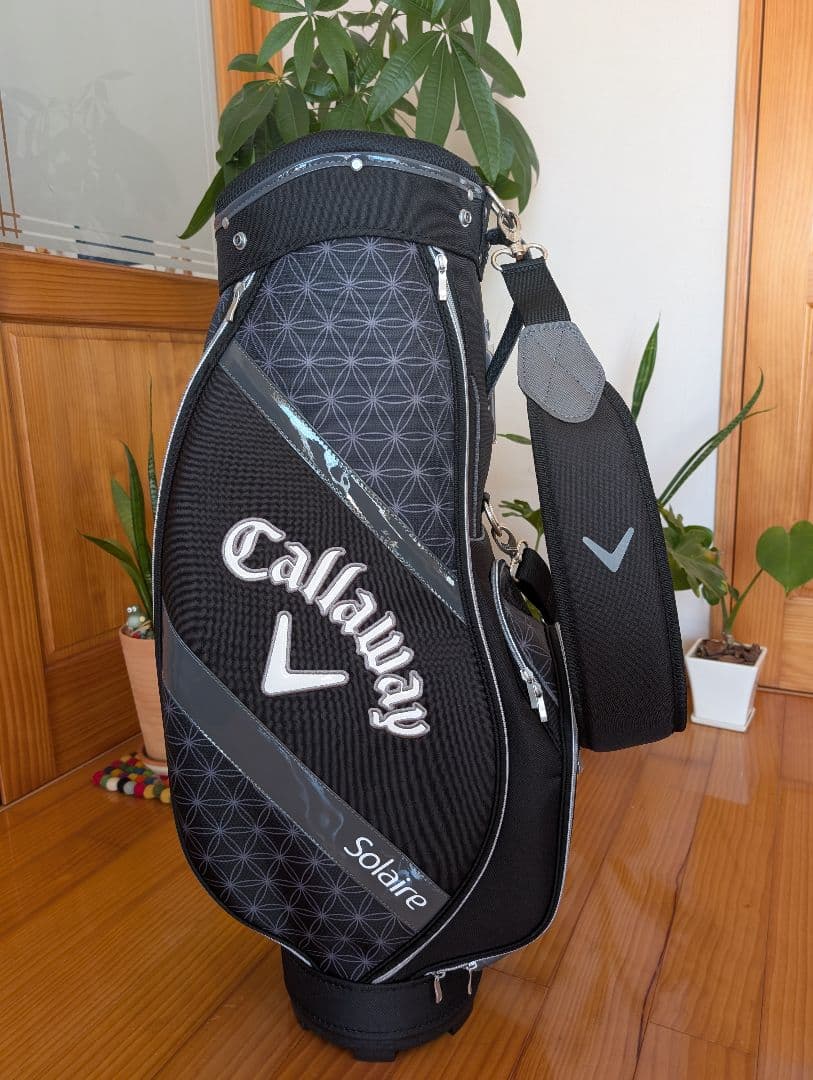 ☆未使用品Callaway Solaire レディースゴルフバッグ ブラック