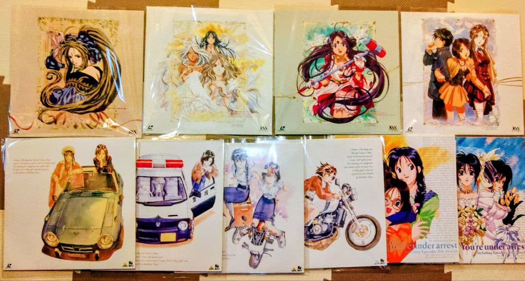 ああっ女神さまっ　 作者&声優直筆サイン色紙付きレーザーディスク