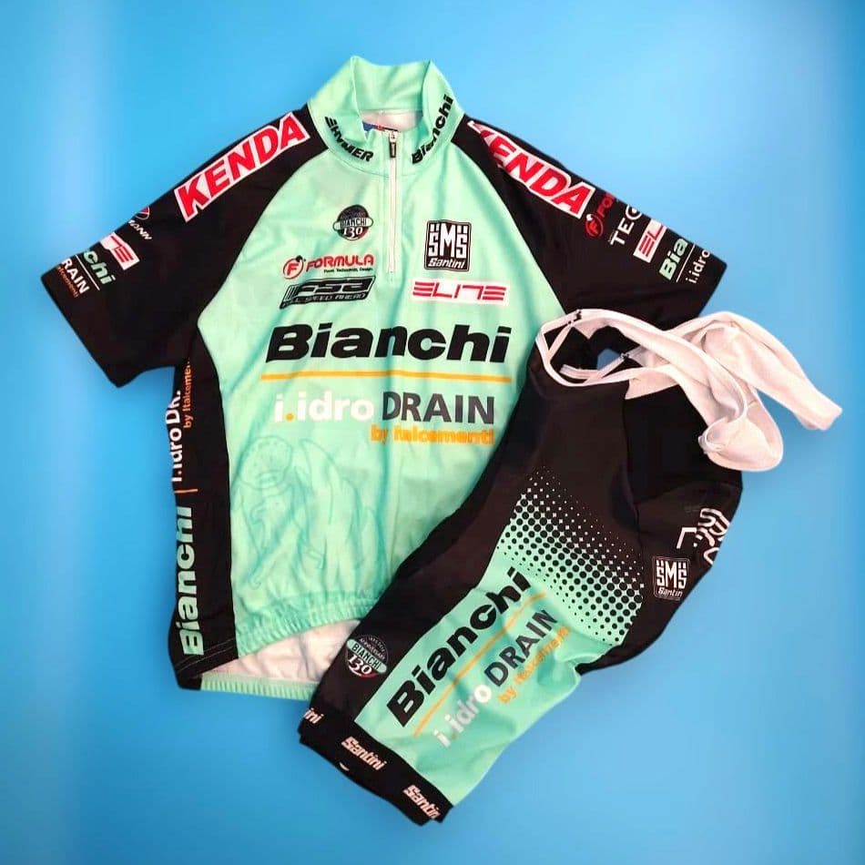 Bianchi i.idro DRAIN Team ジャージ ・ビブショーツ