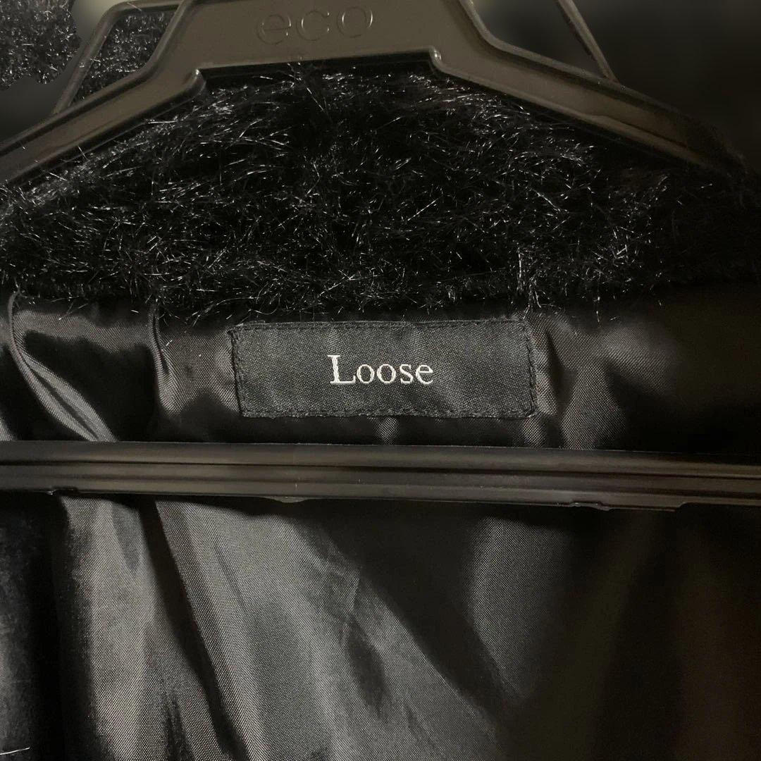 Loose ファージャケット　黒