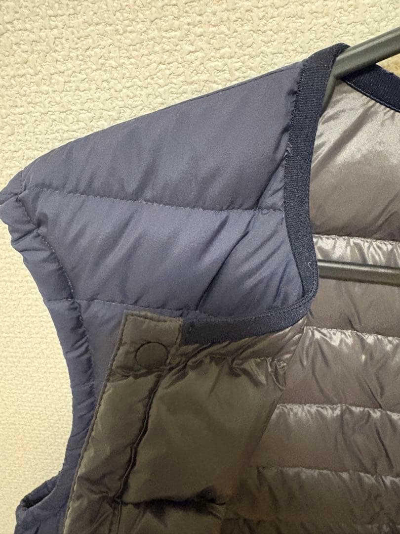 ダントン　ダウンベスト　Ｌサイズ ネイビー　美品