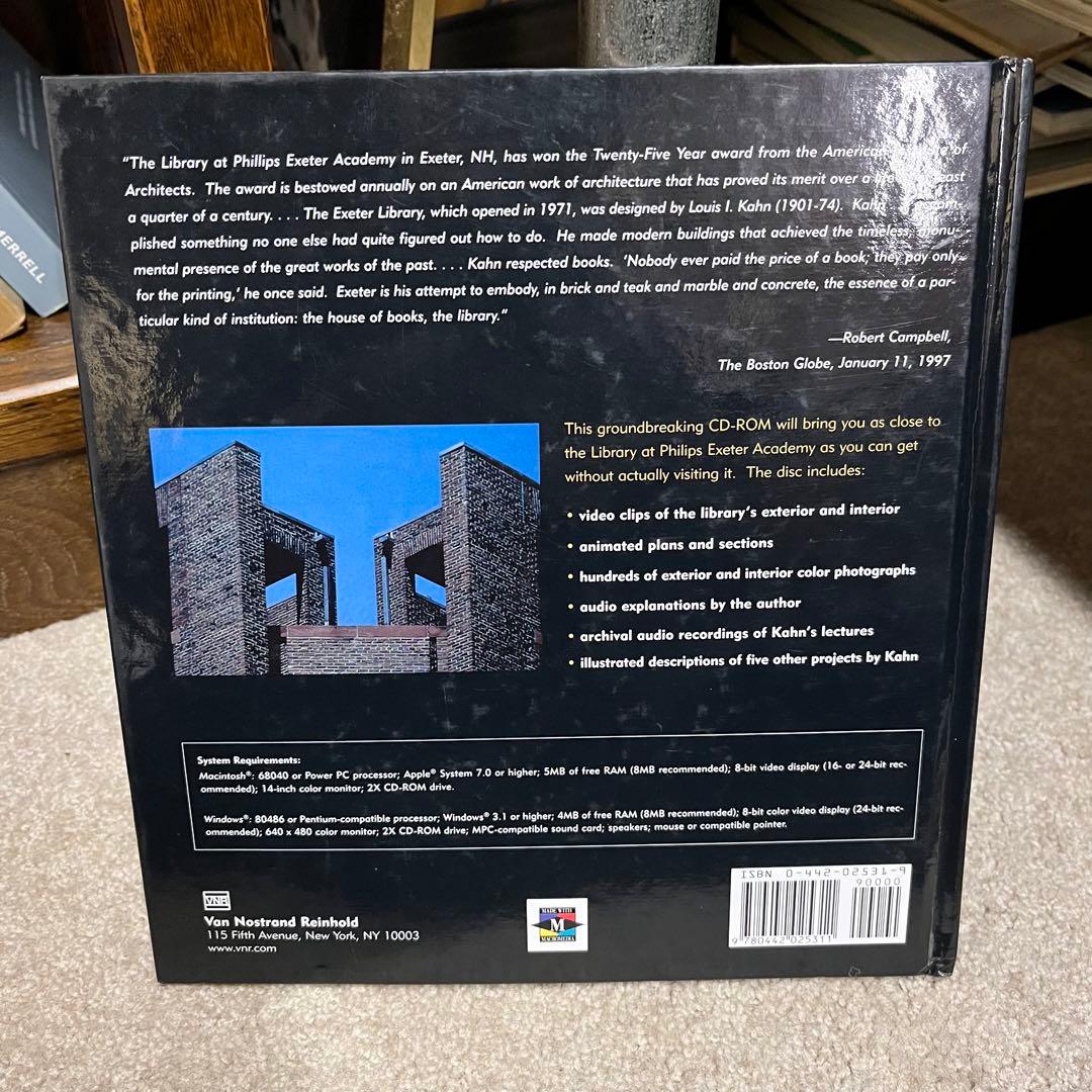 洋書 Louis I. Kahn: The Library at Phillips E