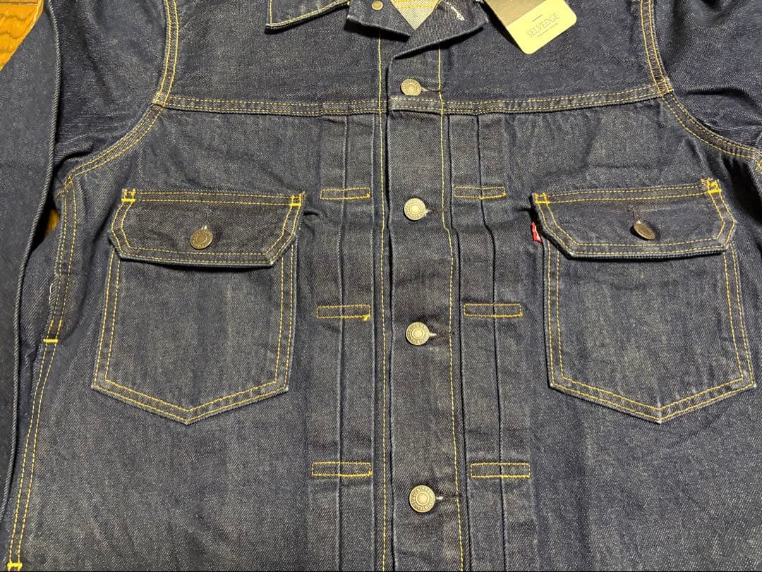 新品　Levi's トラッカー　2nd TYPEⅡ 濃紺　Gジャン　BIGE M