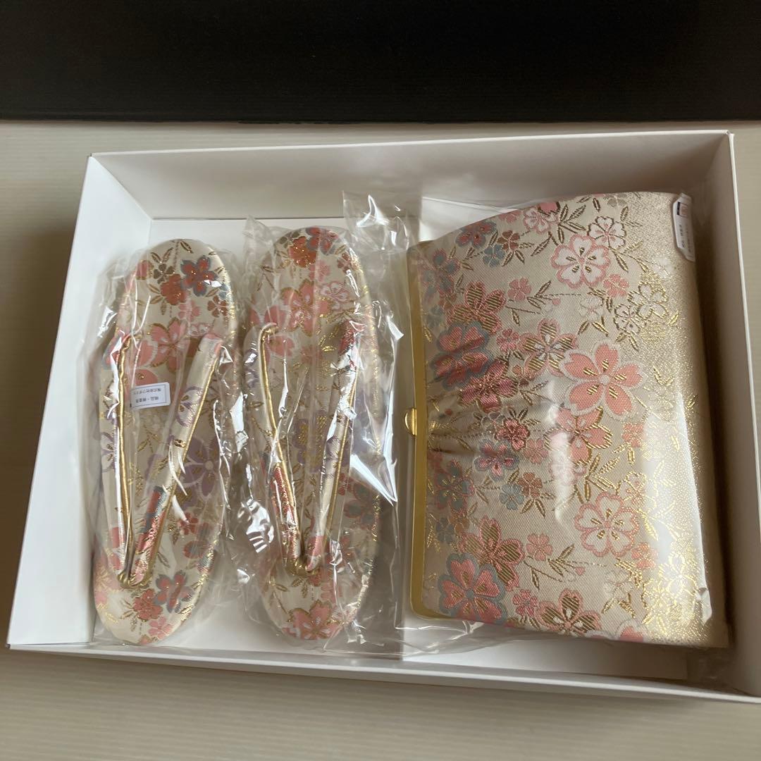 ★550 和装小物　草履　バック　セット