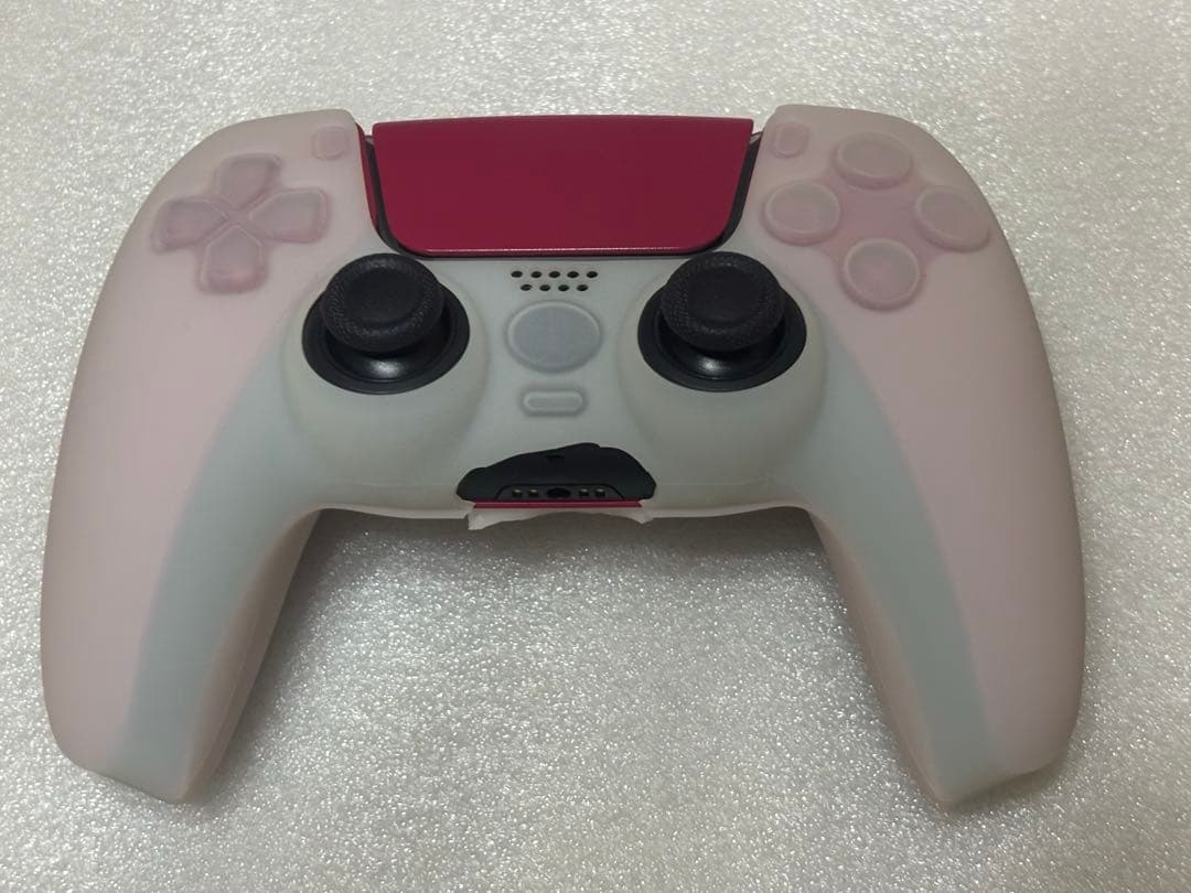 PS5 DualSense コズミックレッド+コントローラー保護カバーセット
