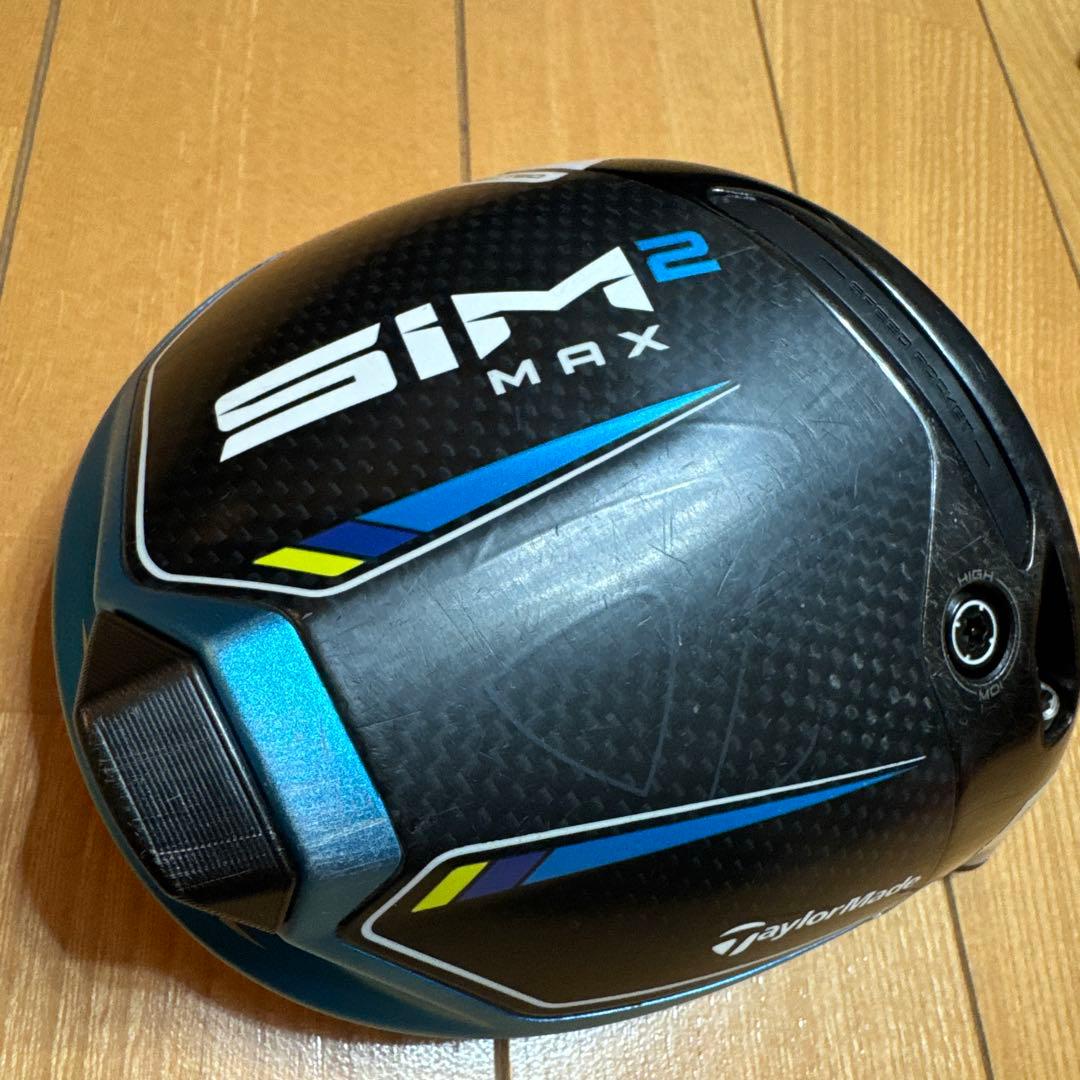 【特価】TaylorMade SIM2 MAX ドライバー　9° ヘッドのみ