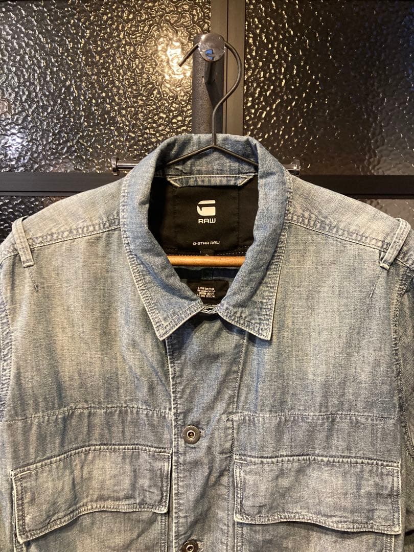 G-STAR RAW デニムジャケット　ミリタリー　ＸＬ　定価:28600円