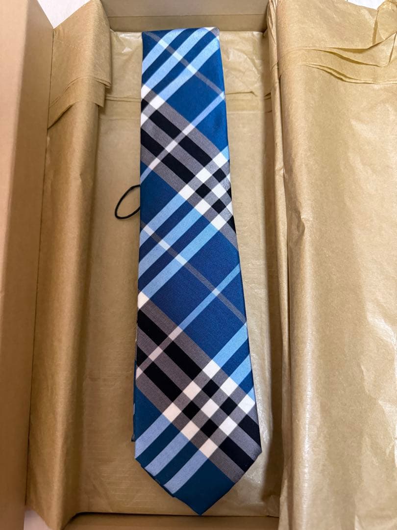 Burberry バーバリー ネクタイ 正規品 箱付き レシート有 ローマ空港購