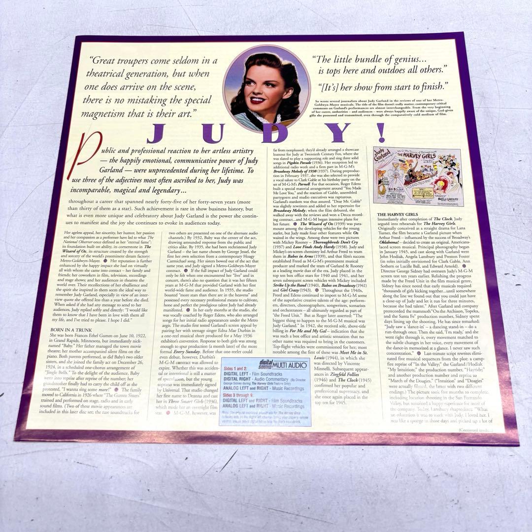 JUDY GARLAND M.G.M ゴールデン・イヤーズ レーザーディスク