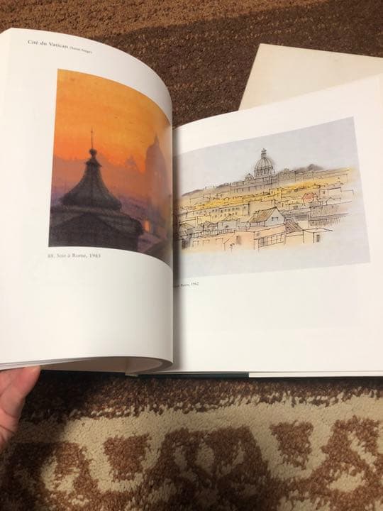 平山郁夫 作品集 画集 フランス語版