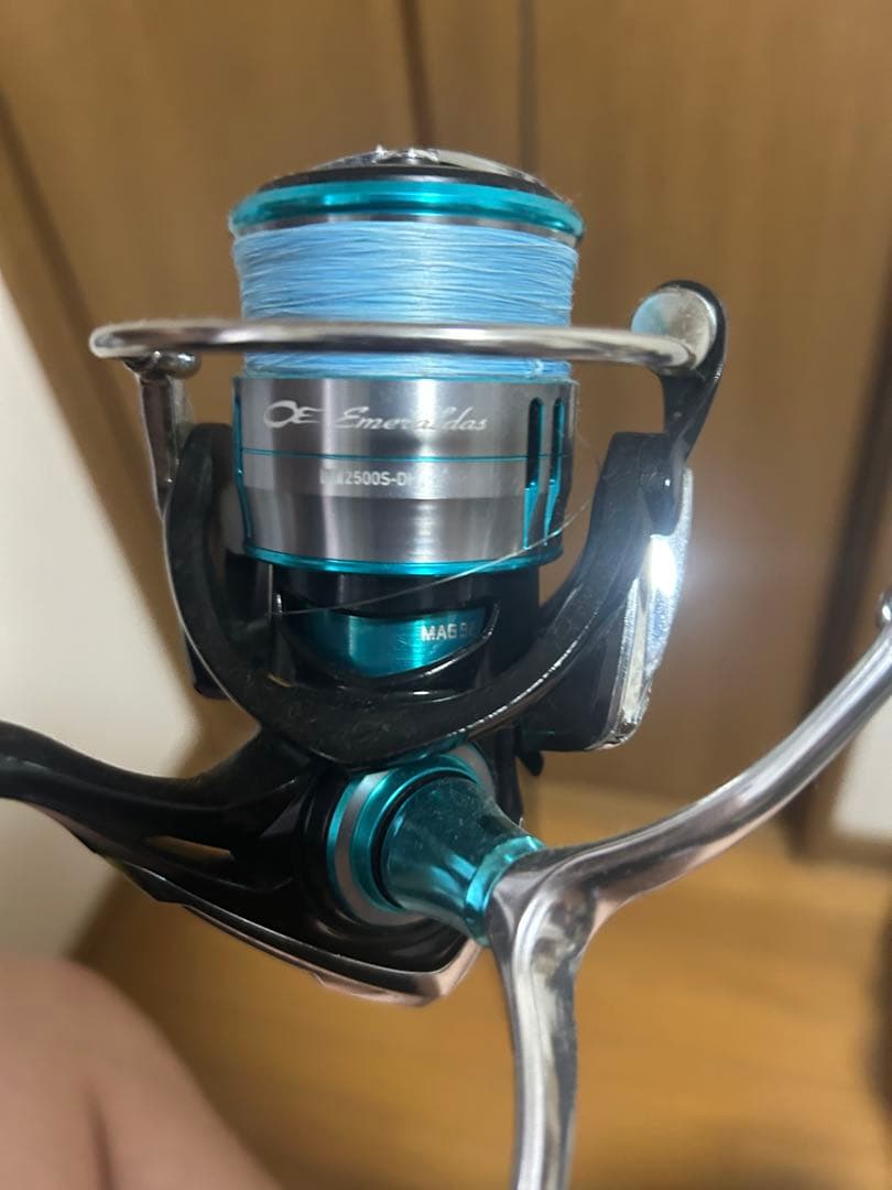 美品DAIWA エメラルダス エギングセット 2500S-DH ダブルハンドル
