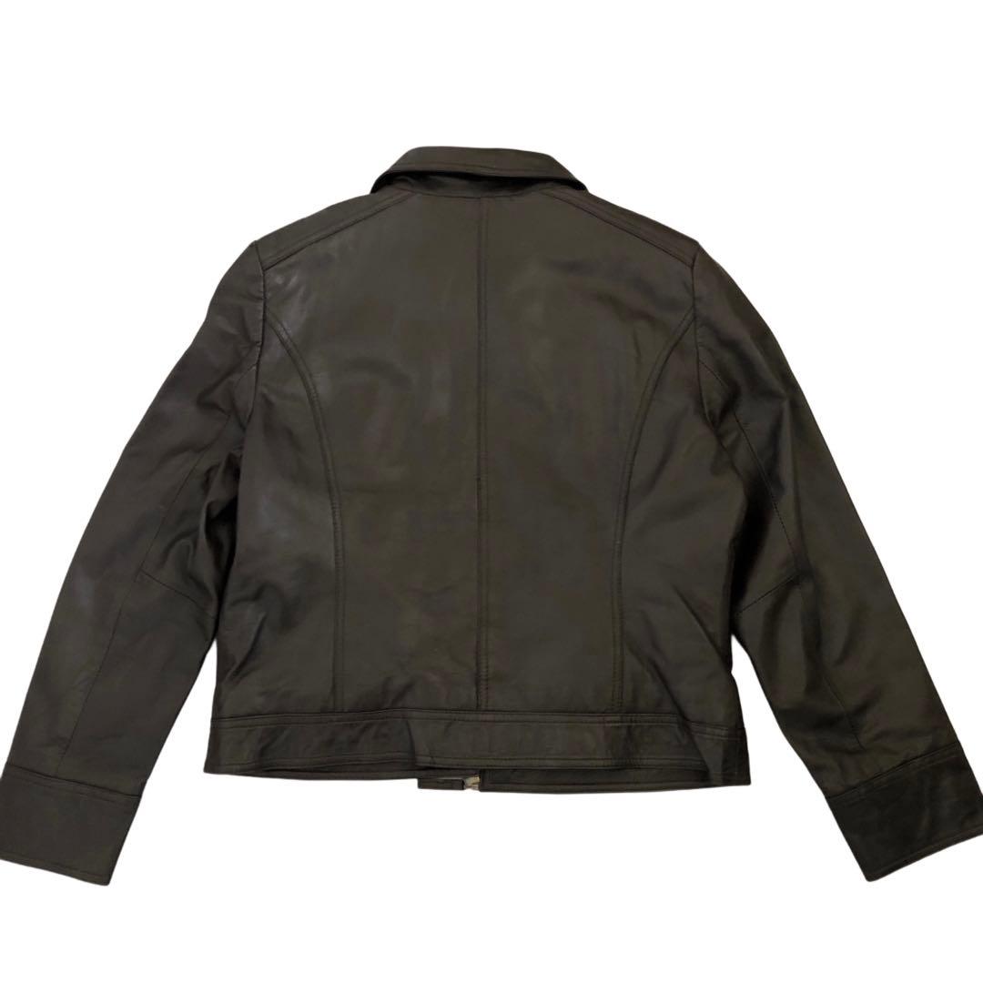 00s archive y2k 本革レザートラッカージャケット 希少 短丈 美品