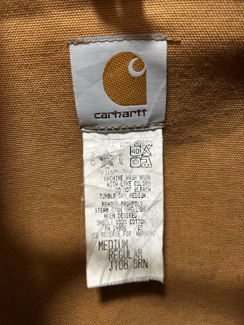 Carhartt J108 ブラウンジャケット M