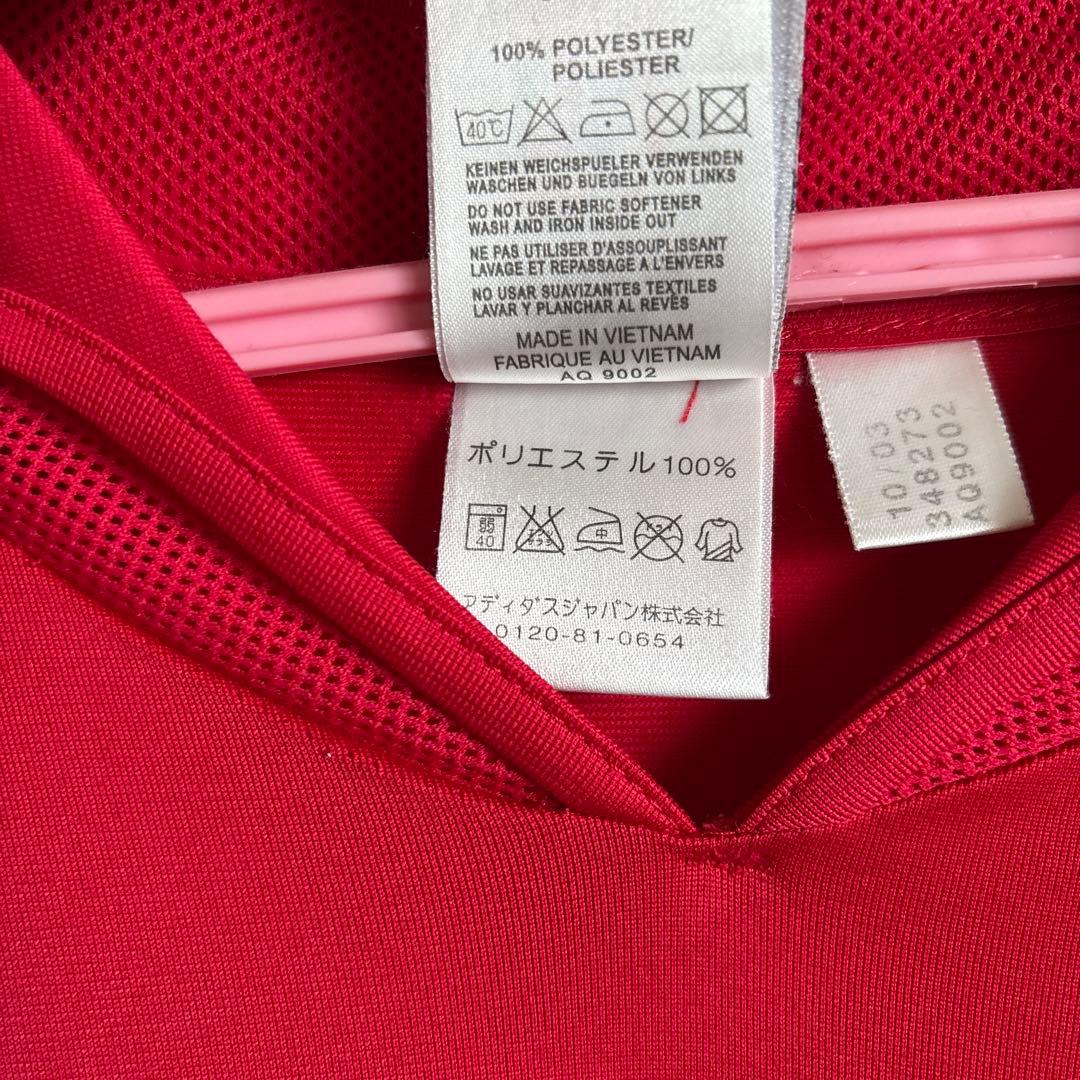 スペイン代表 ラウル　adidas レッドユニフォーム　美品！！レア品！！