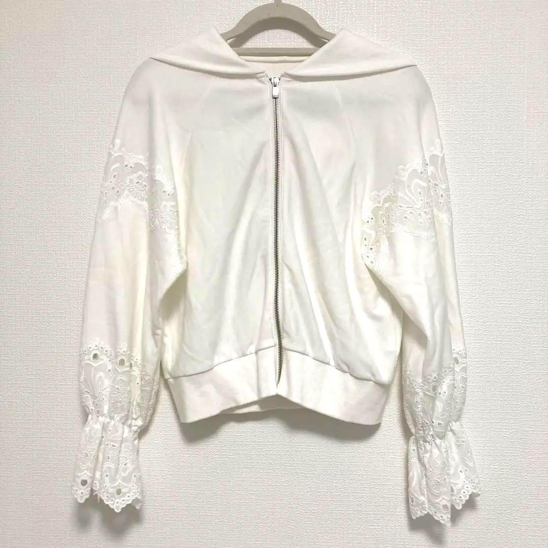 ★美品★ GRACE CONTINENTAL カットワークパーカー