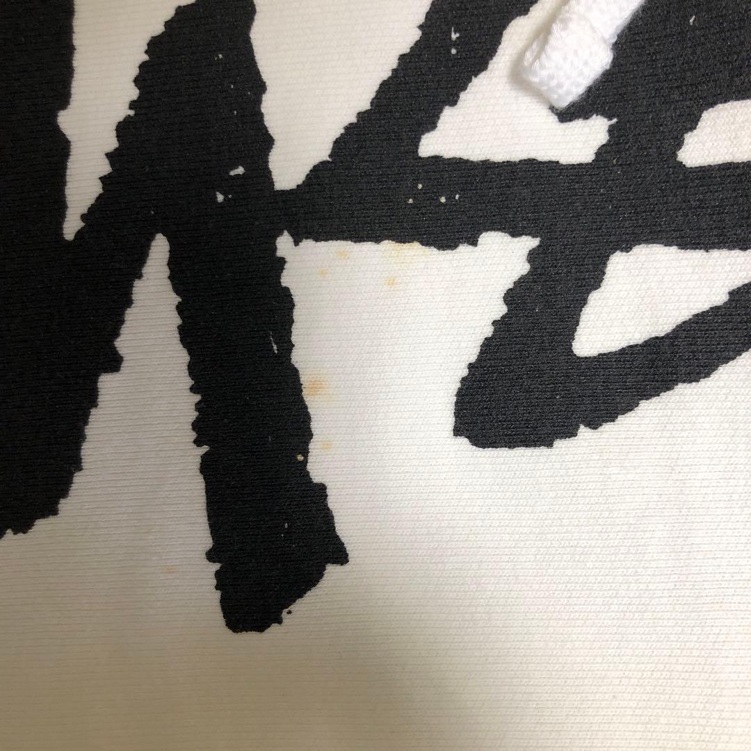 STUSSY ホワイト パーカー unisex