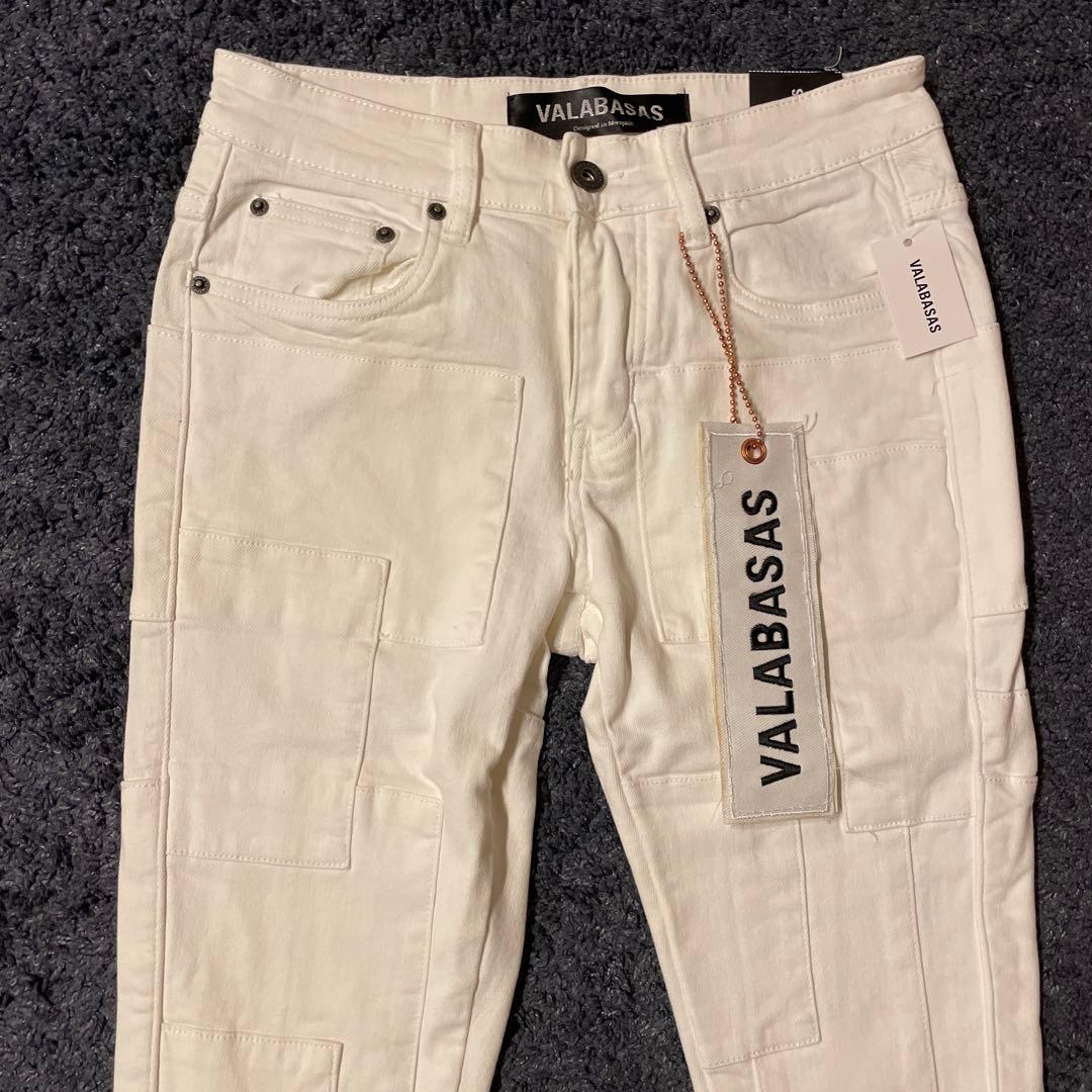 VALABASAS バラバサス ホワイト フレアデニム 28 新品未使用