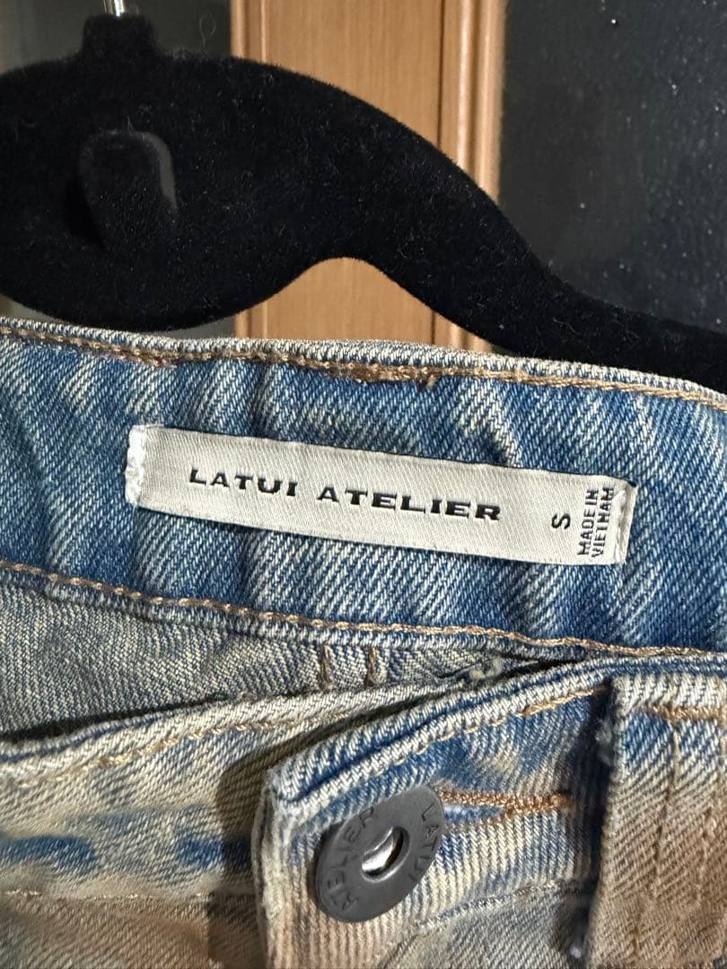 あおば着用　Latui Atelier デニムパンツ　sサイズ