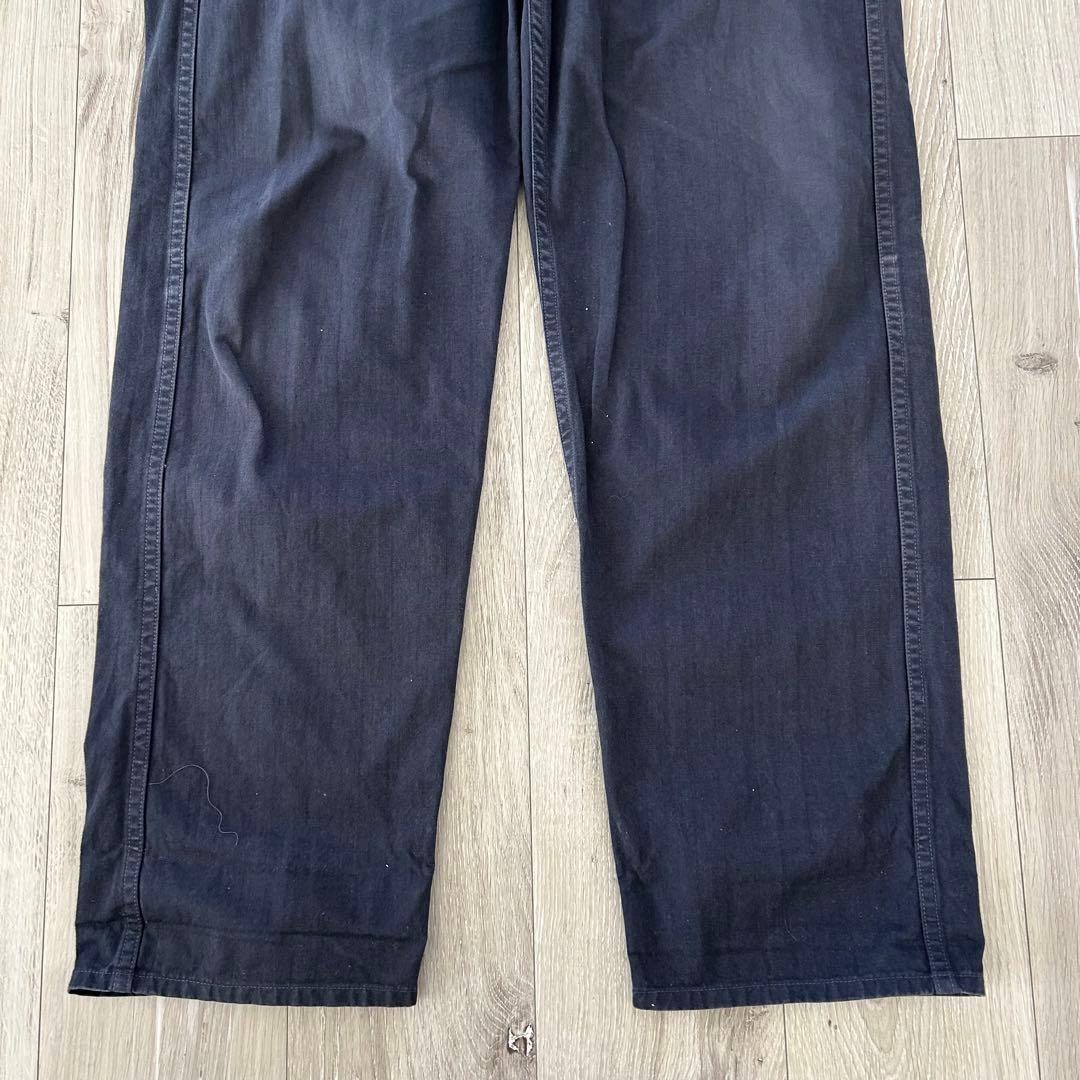 orSlow オアスロウ フレンチワークパンツ ネイビー XL ヘリンボーン