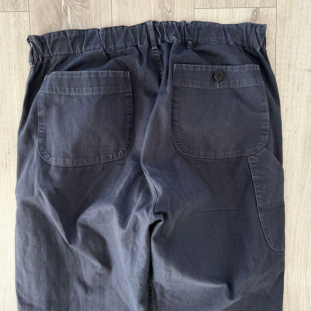 orSlow オアスロウ フレンチワークパンツ ネイビー XL ヘリンボーン