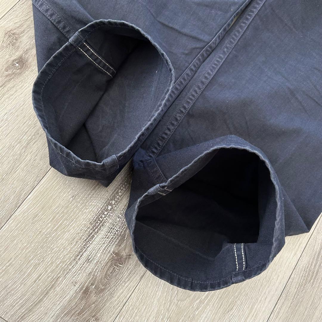 orSlow オアスロウ フレンチワークパンツ ネイビー XL ヘリンボーン
