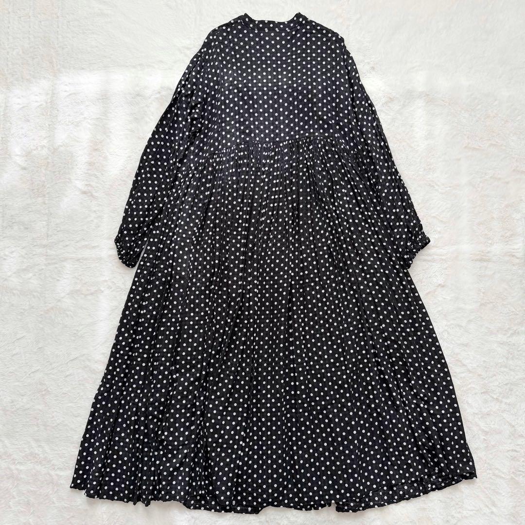 未使用級✨ビアズリー　ドットギャザーワンピース　サイズ1 Mサイズ 完売品