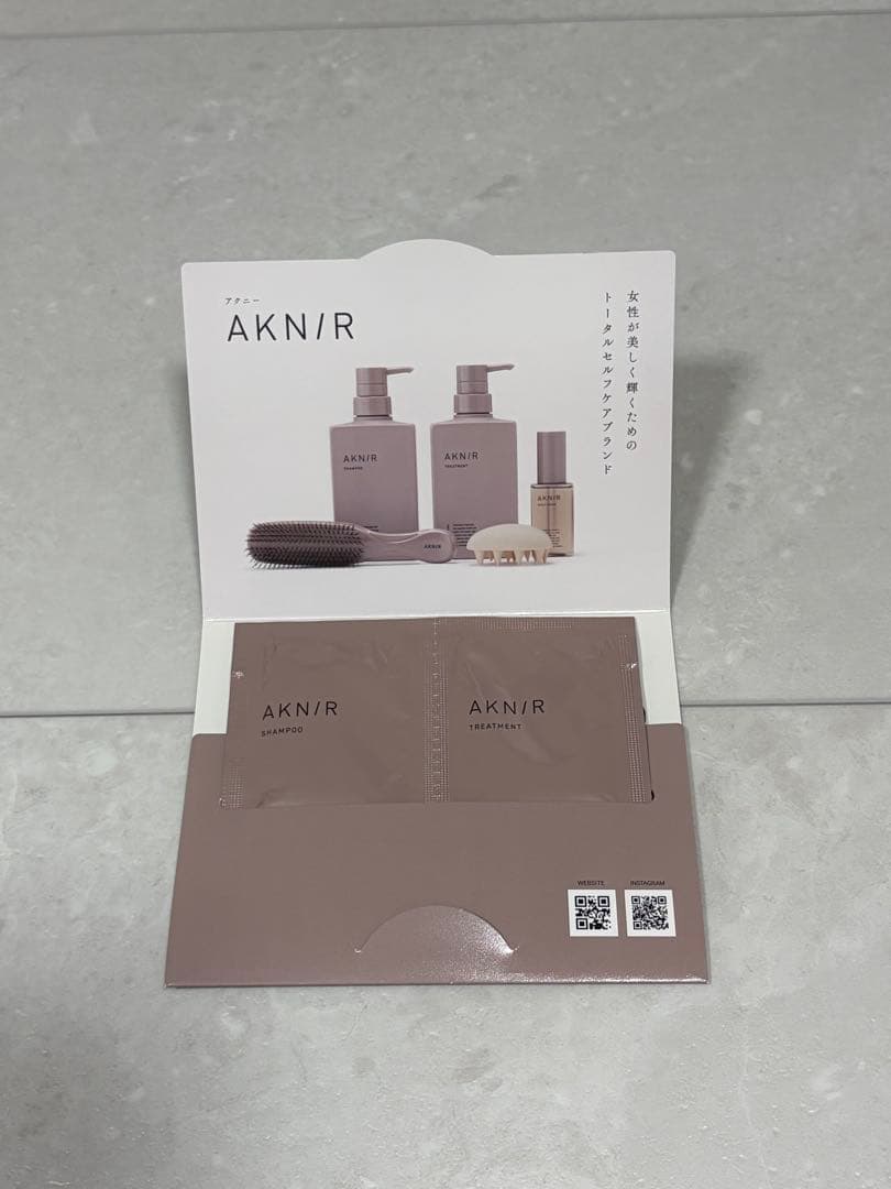AKNIR シャンプー＆トリートメント ボトル＆詰め替え　ジャスミン