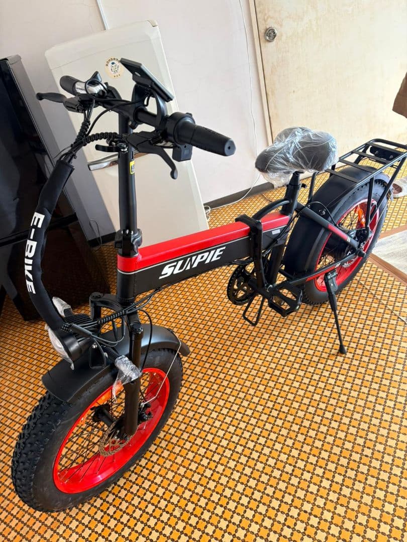 SUNPIE 電動アシスト自転車 太タイヤ 48V