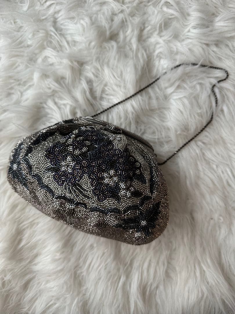 Hashimoto ビーズ刺繍 パーティーバッグ