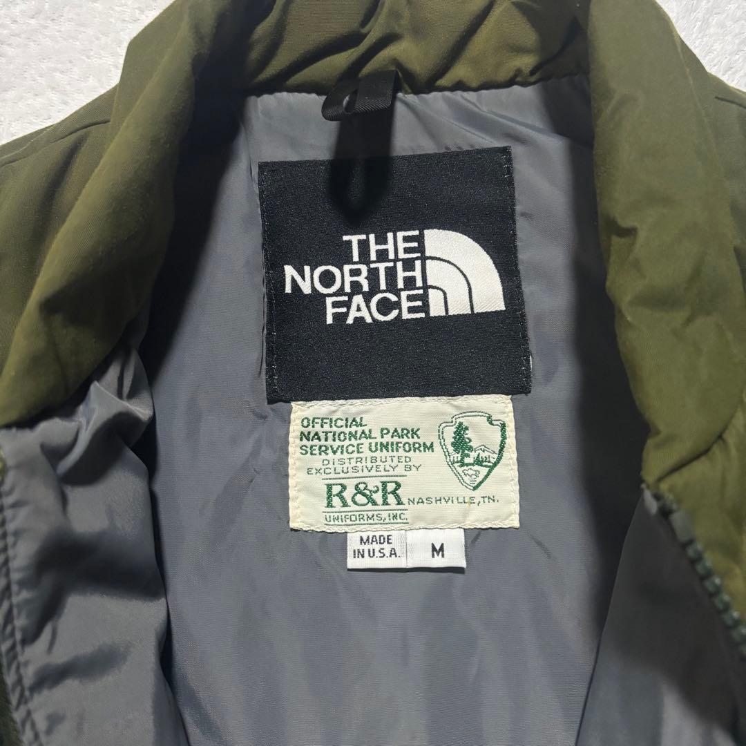 THE NORTH FACE ノースフェイス ダウンベスト カーキ Mサイズ