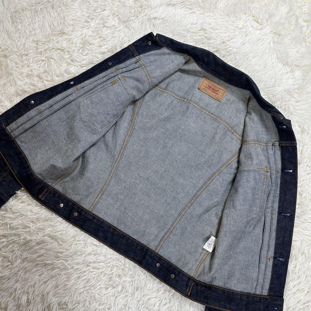 【美品・濃紺】00’s リーバイス　デニムジャケット セカンド　日本製 M
