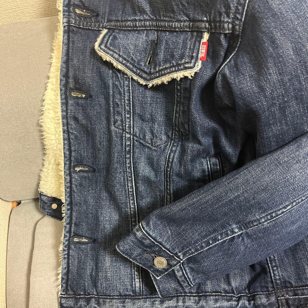 EDWIN デニムジャケット M ボア付き