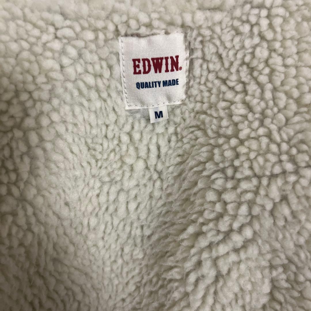 EDWIN デニムジャケット M ボア付き