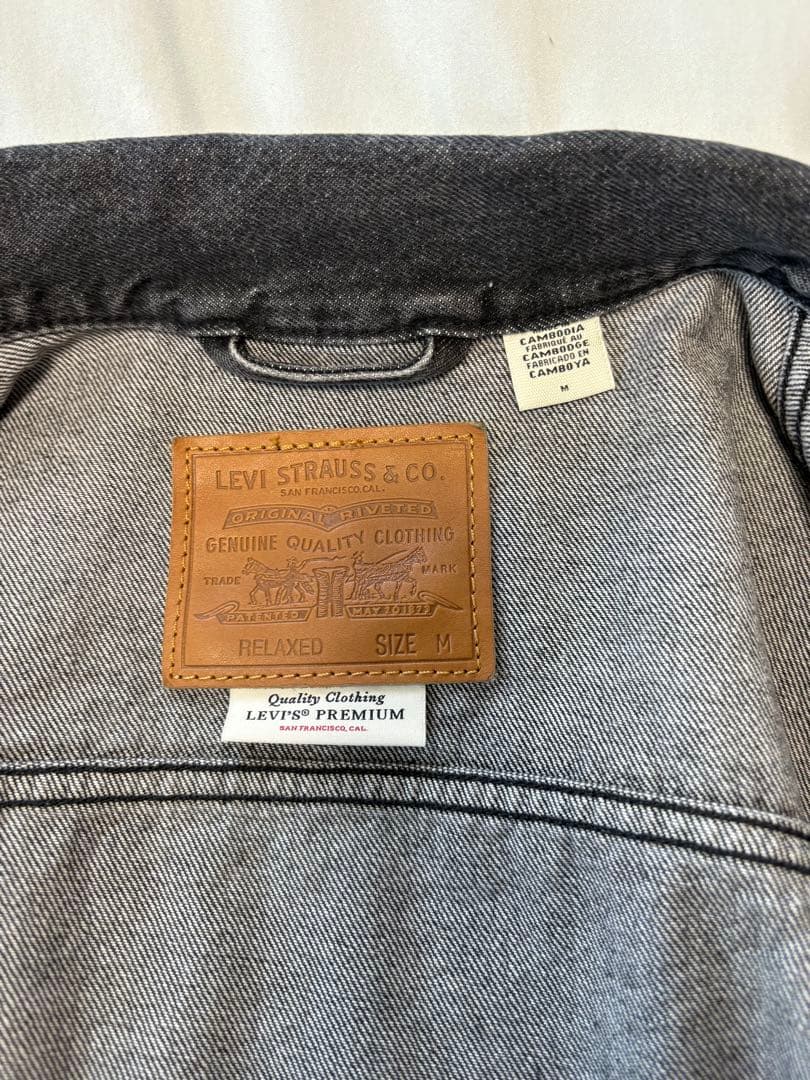 Levi's TYPE I トラッカージャケット ブラック STONEWASH