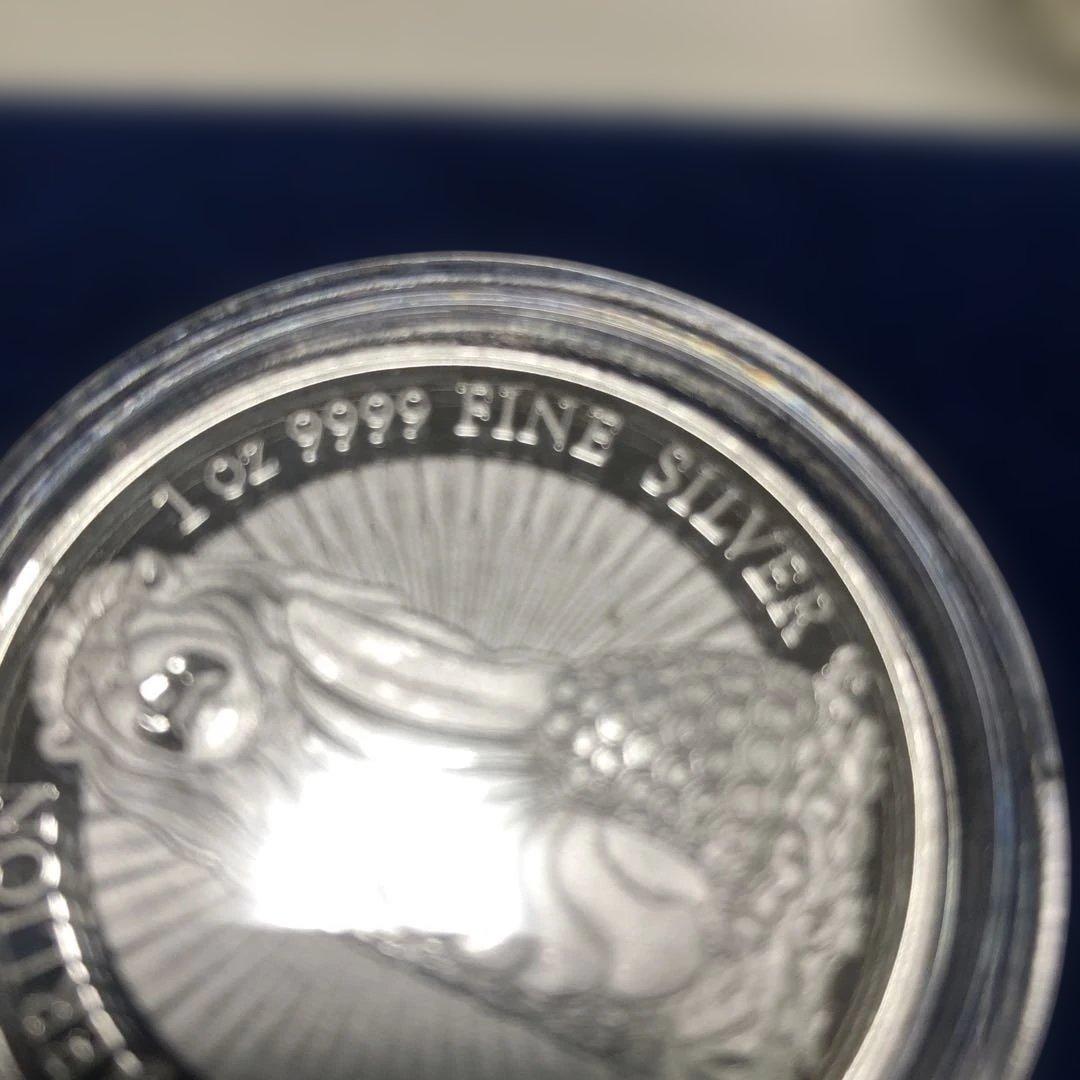 シンガポール　 マーライオン　純銀 1オンス　銀貨