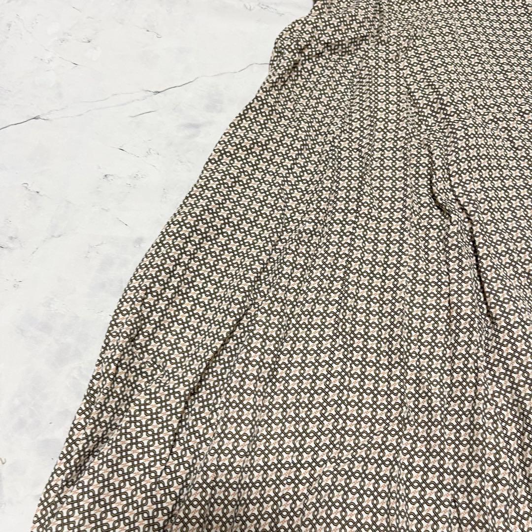 美品 ELISABETTA FRANCHI ワンピース 総柄 Aライン 38