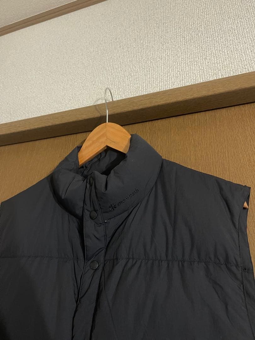  peak リサイクルナイロン　ダウンベスト　スノーピーク　古着