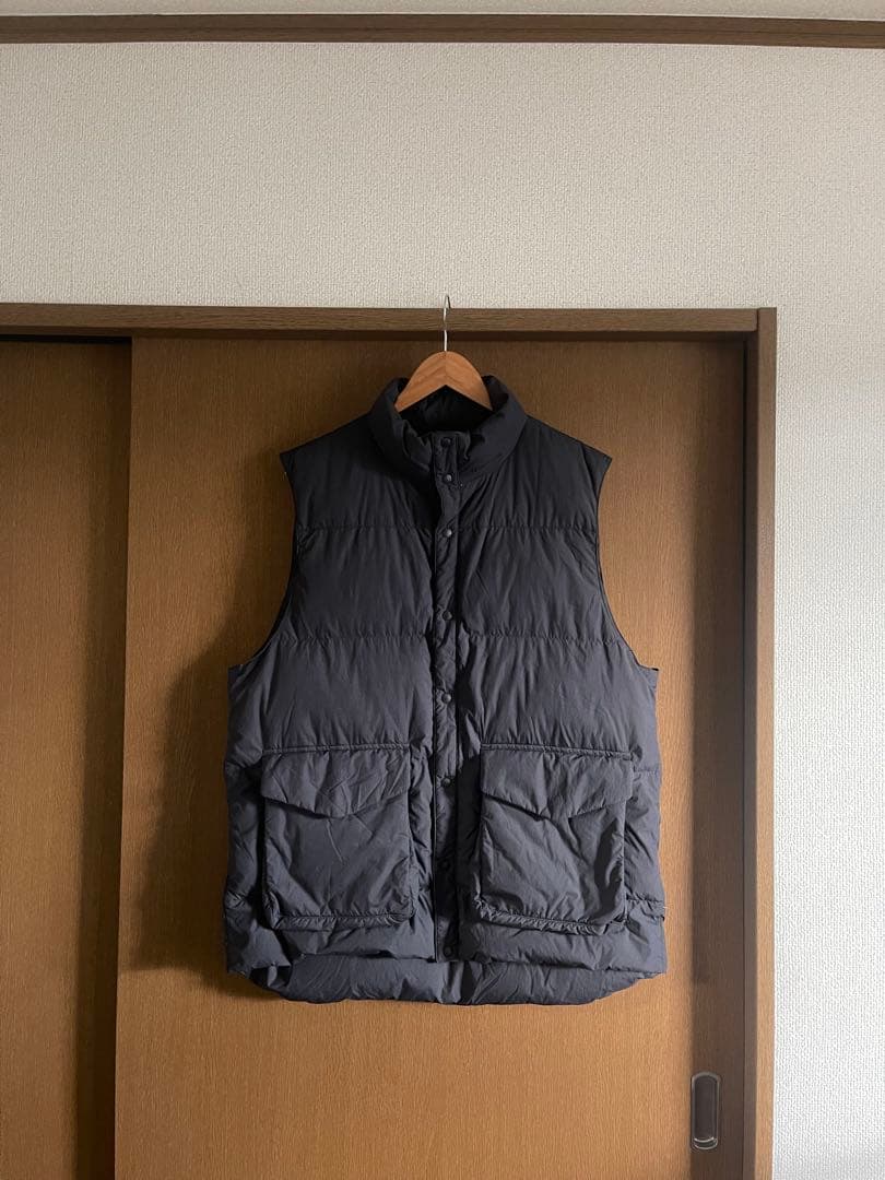  peak リサイクルナイロン　ダウンベスト　スノーピーク　古着