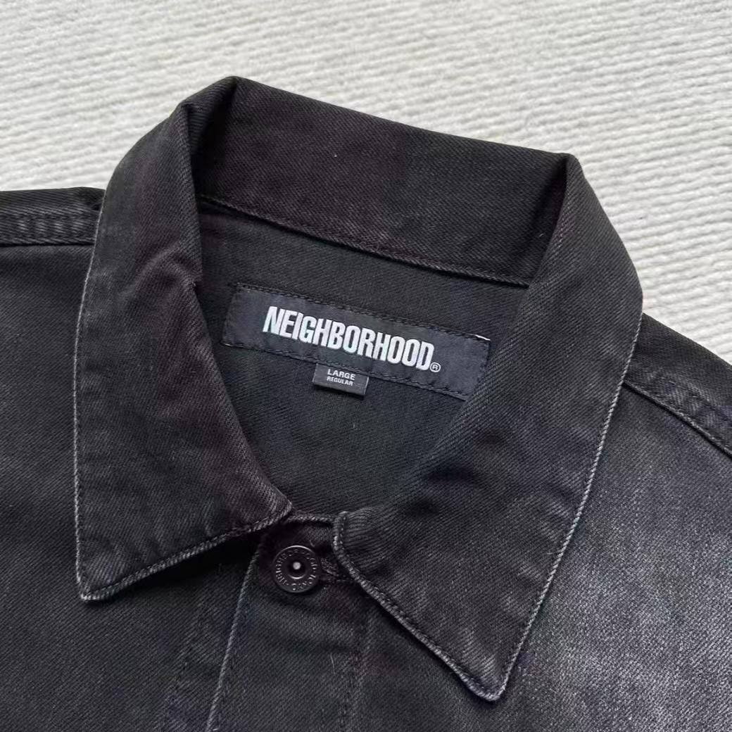 NEIGHBORHOOD ネイティブ柄 デニムジャケット Lサイズ ブラック