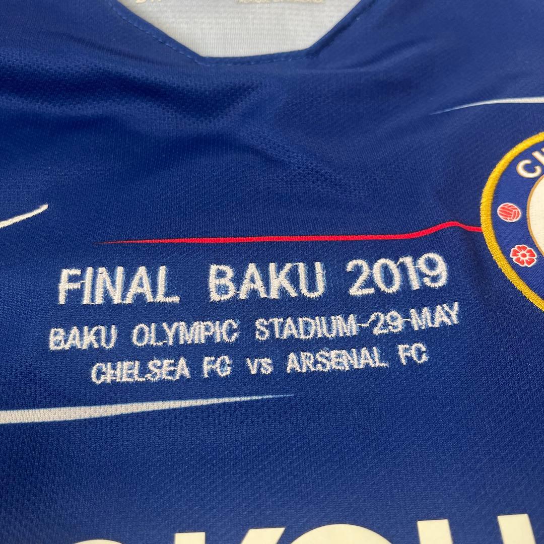チェルシー 18-19 ホームユニフォーム アザール #10 EL決勝刺繍付き