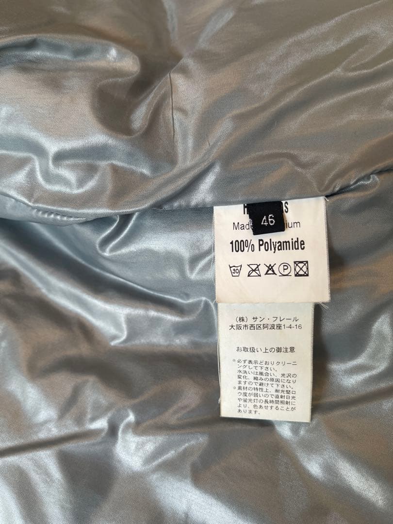 RAF SIMONS ナイロンダブルライダースジャケット