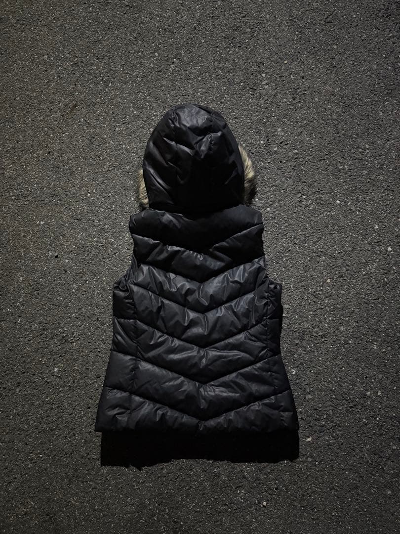 old gap 00s 90s ファー　ダウンベスト　短丈　y2k ギャル　平成