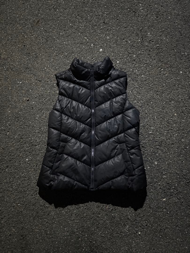 old gap 00s 90s ファー　ダウンベスト　短丈　y2k ギャル　平成