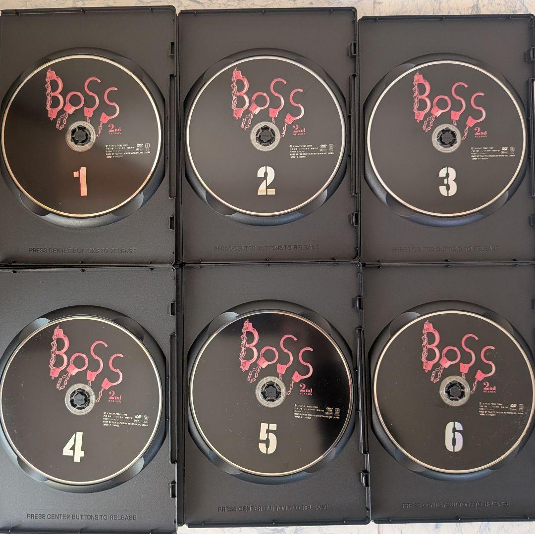 DVD　BOSS、BOSS 2nd SEASON　全12巻　新品ケース付