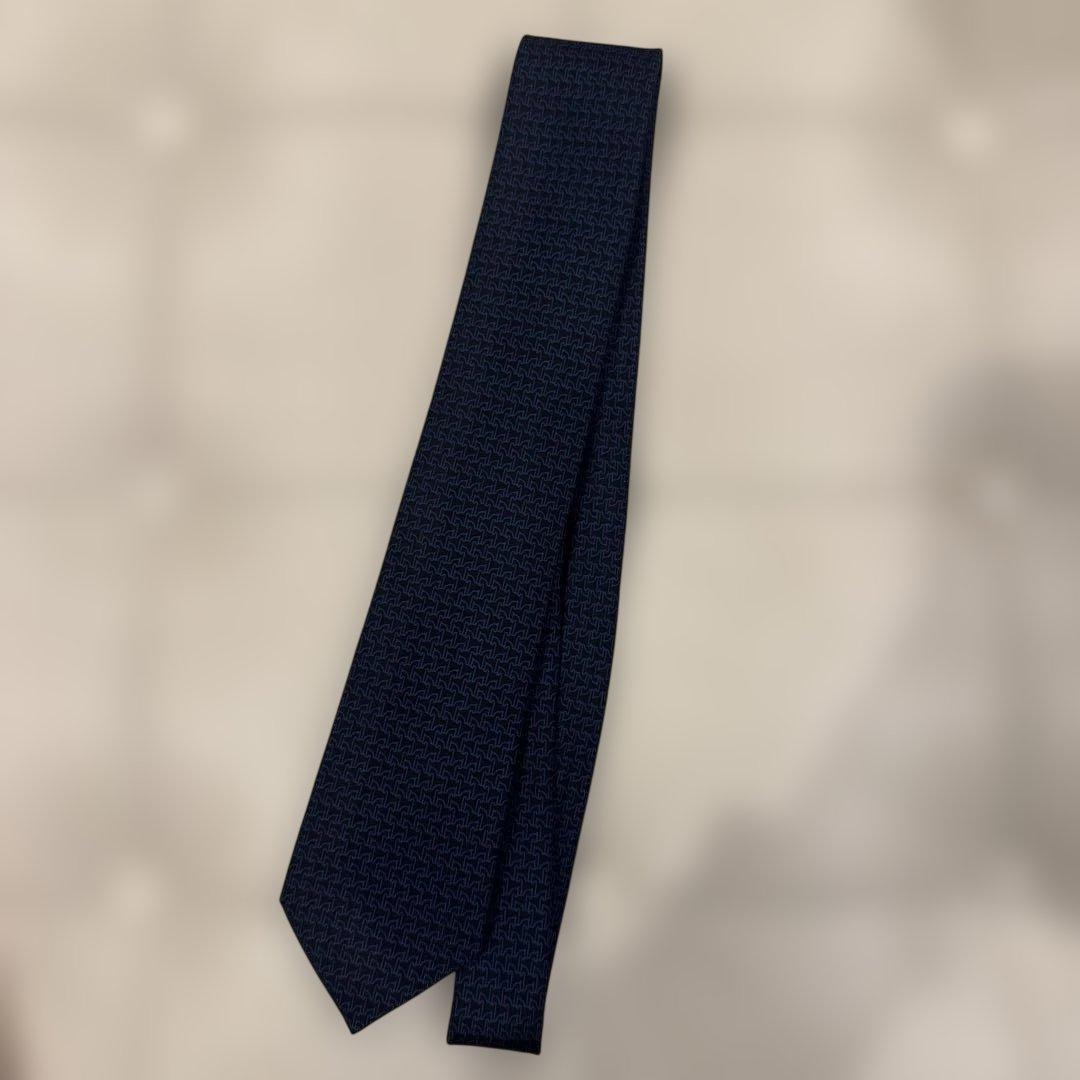 【&Necco 】HERMES CRAVATE THILL ネクタイ